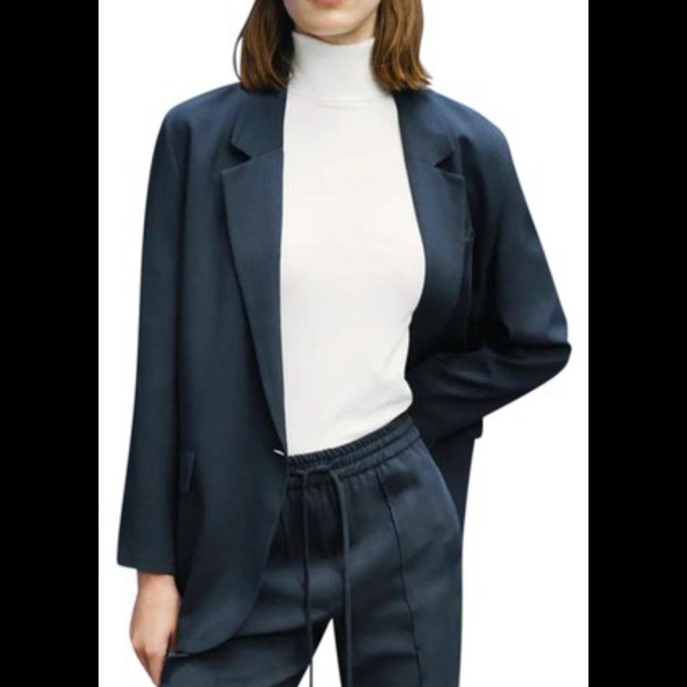 Zara oversized flowy blazer